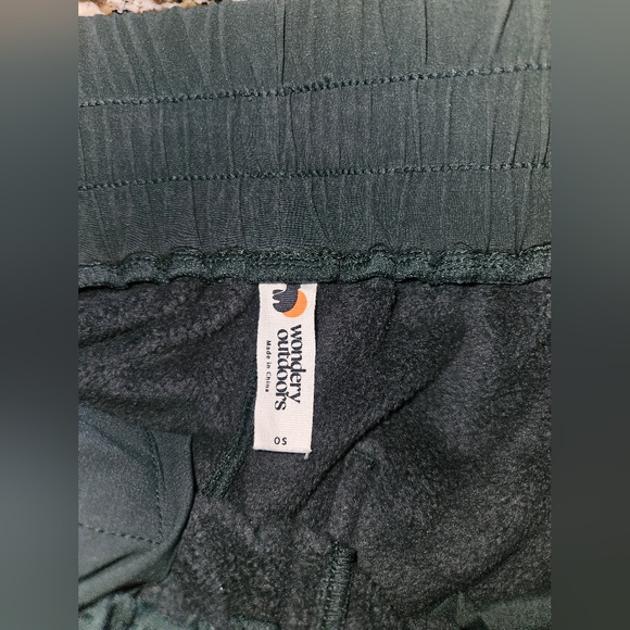 NWOT Wondery Outdoors Green Fleece Sweatpant Joggers Women's OS - Picture 10 of 10